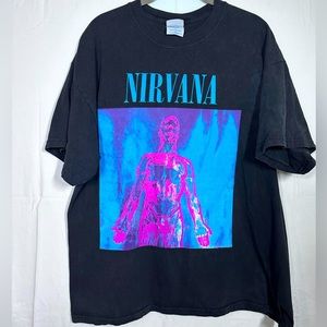 Rare Vintage Nirvana Sliver Original 90’s Black XL T-shirt